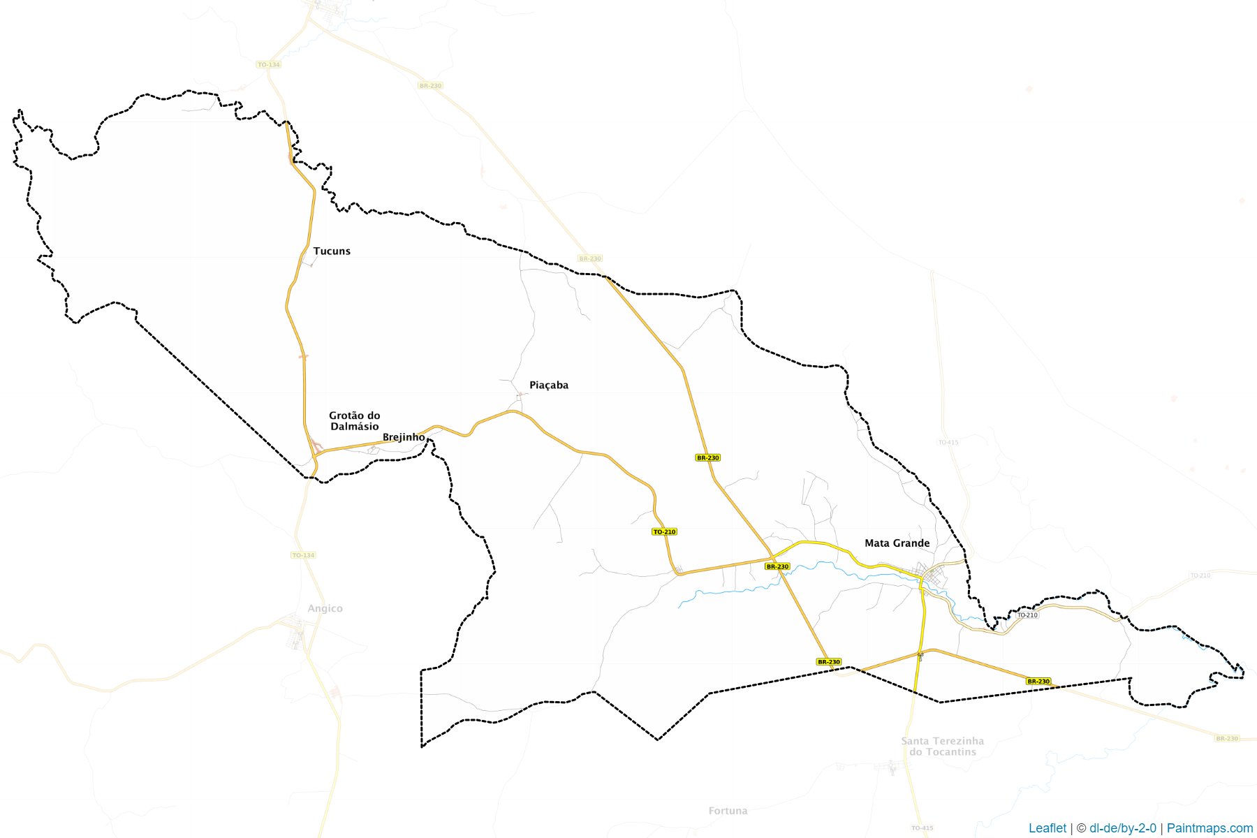 Nazare (Tocantins) Map Cropping Samples-1