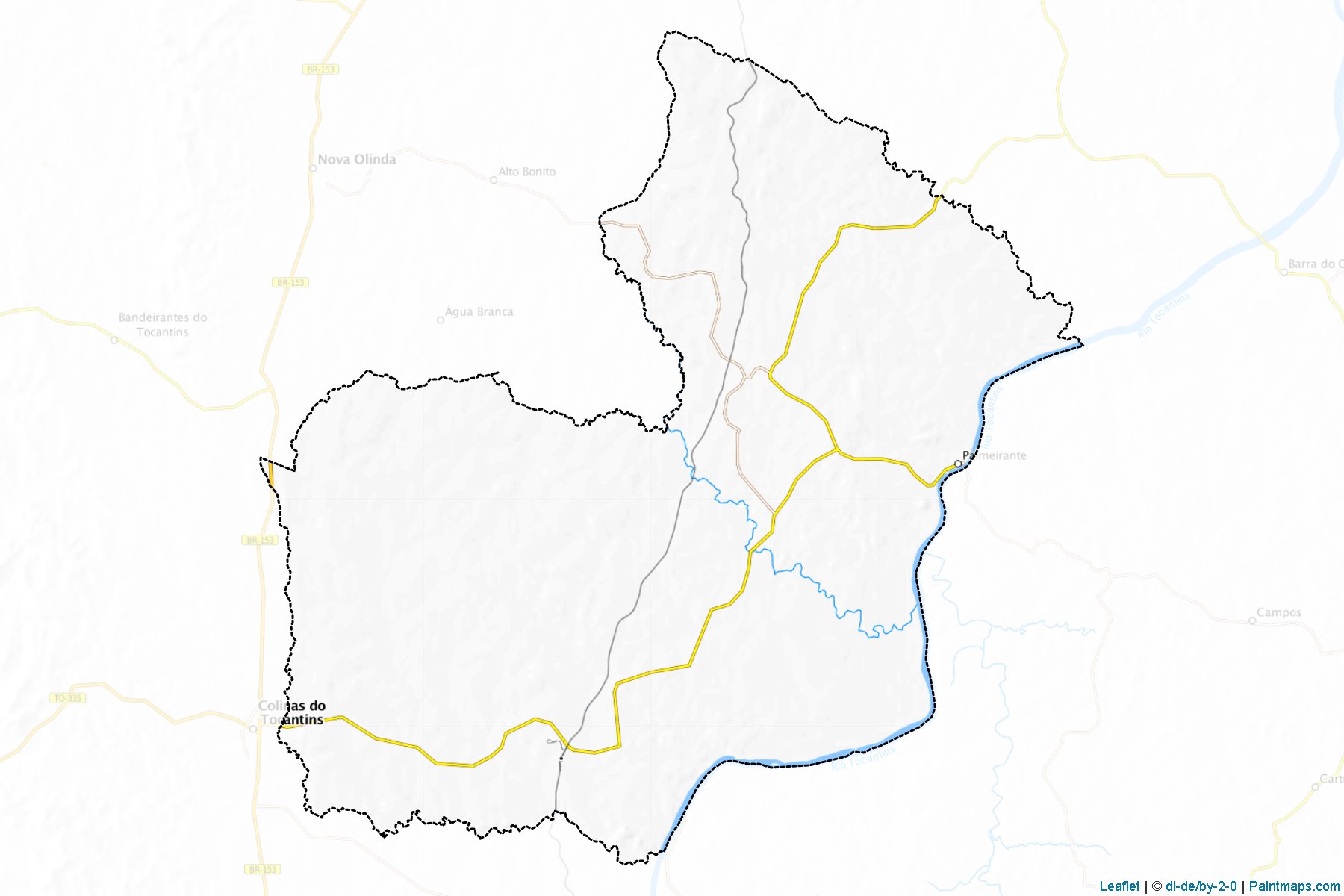 Palmeirante (Tocantins) Map Cropping Samples-1