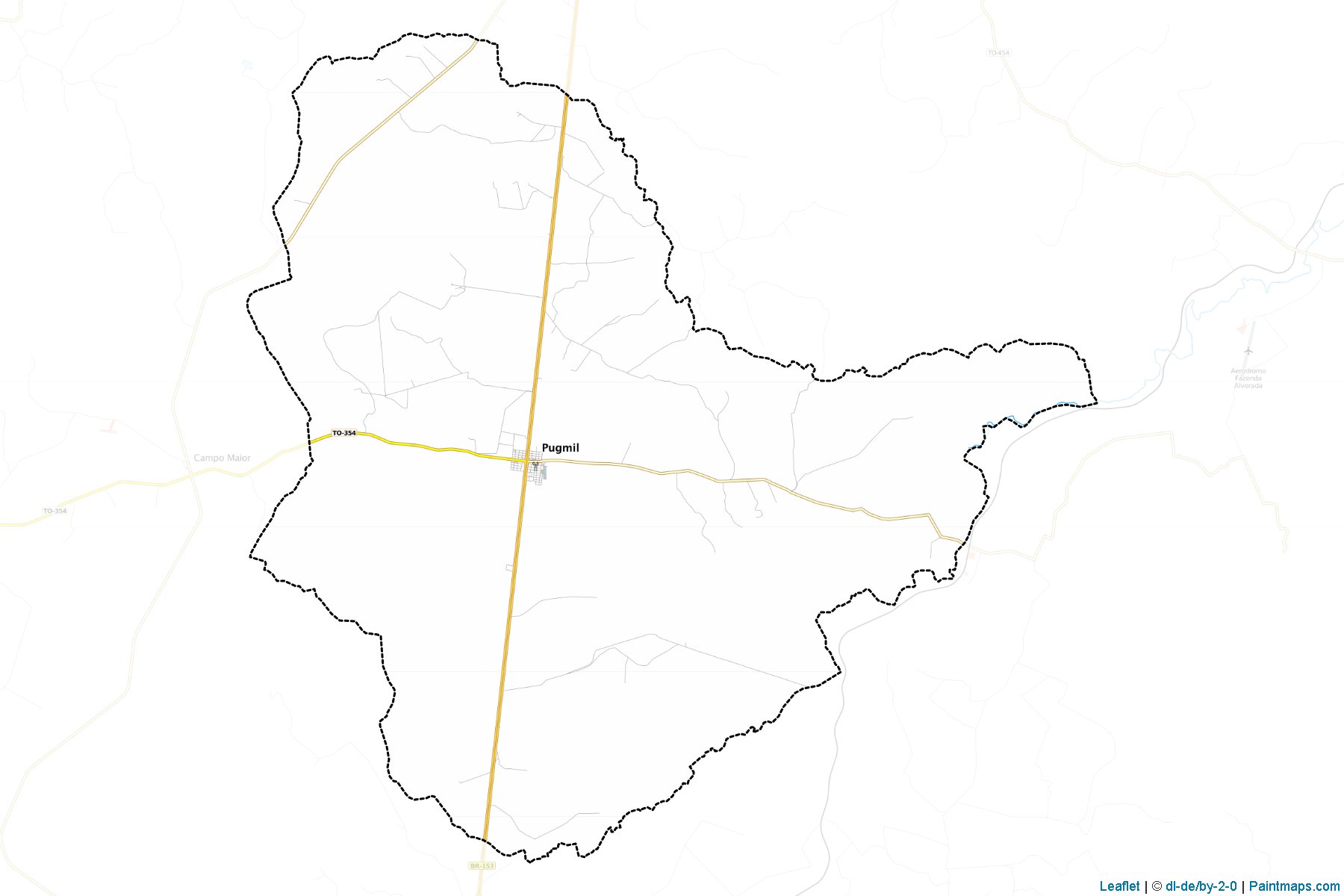 Pugmil (Tocantins) Haritası Örnekleri-1