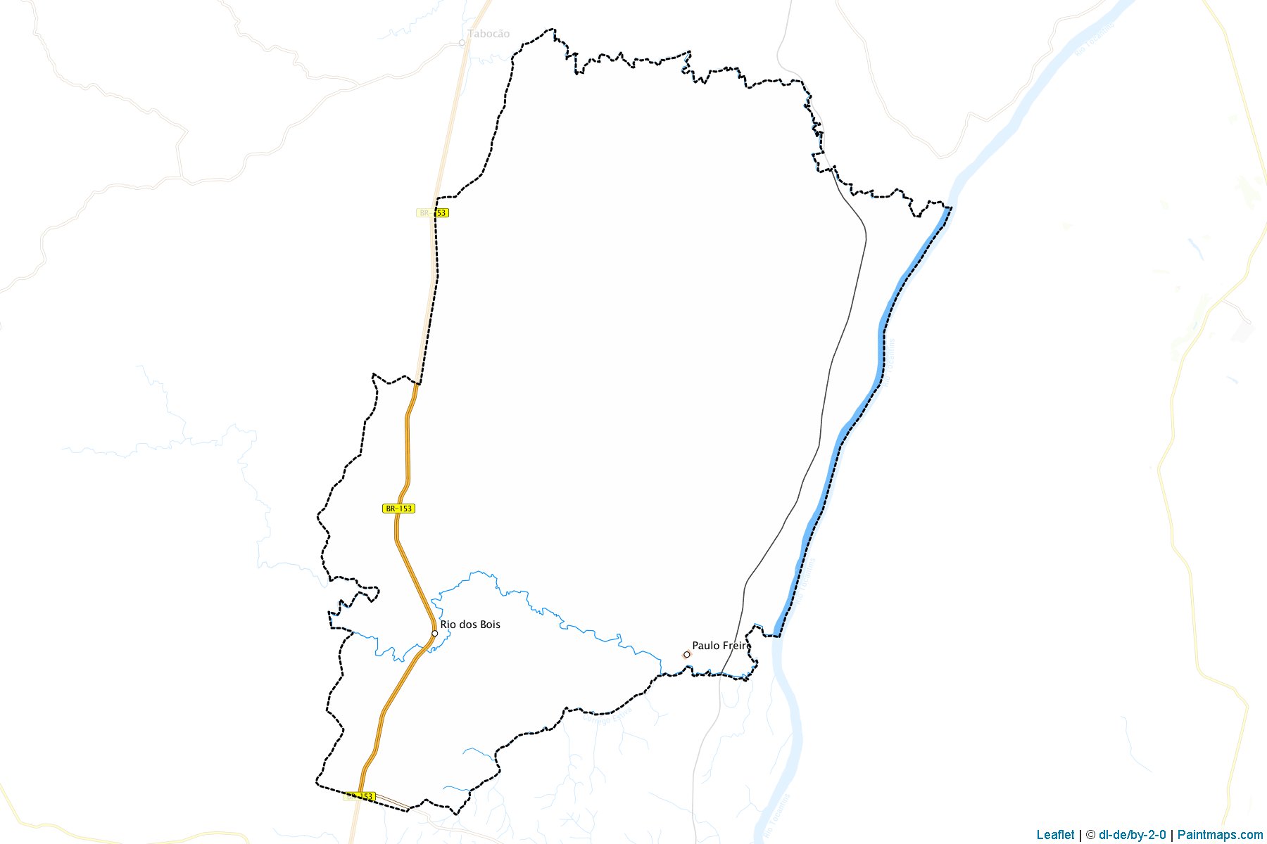 Rio dos Bois (Tocantins) Map Cropping Samples-1