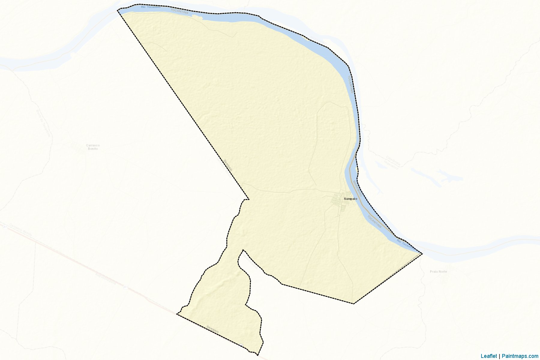 Sampaio (Tocantins) Map Cropping Samples-2