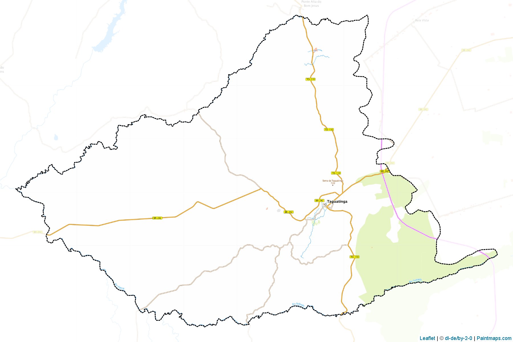 Taguatinga (Tocantins) Map Cropping Samples-1