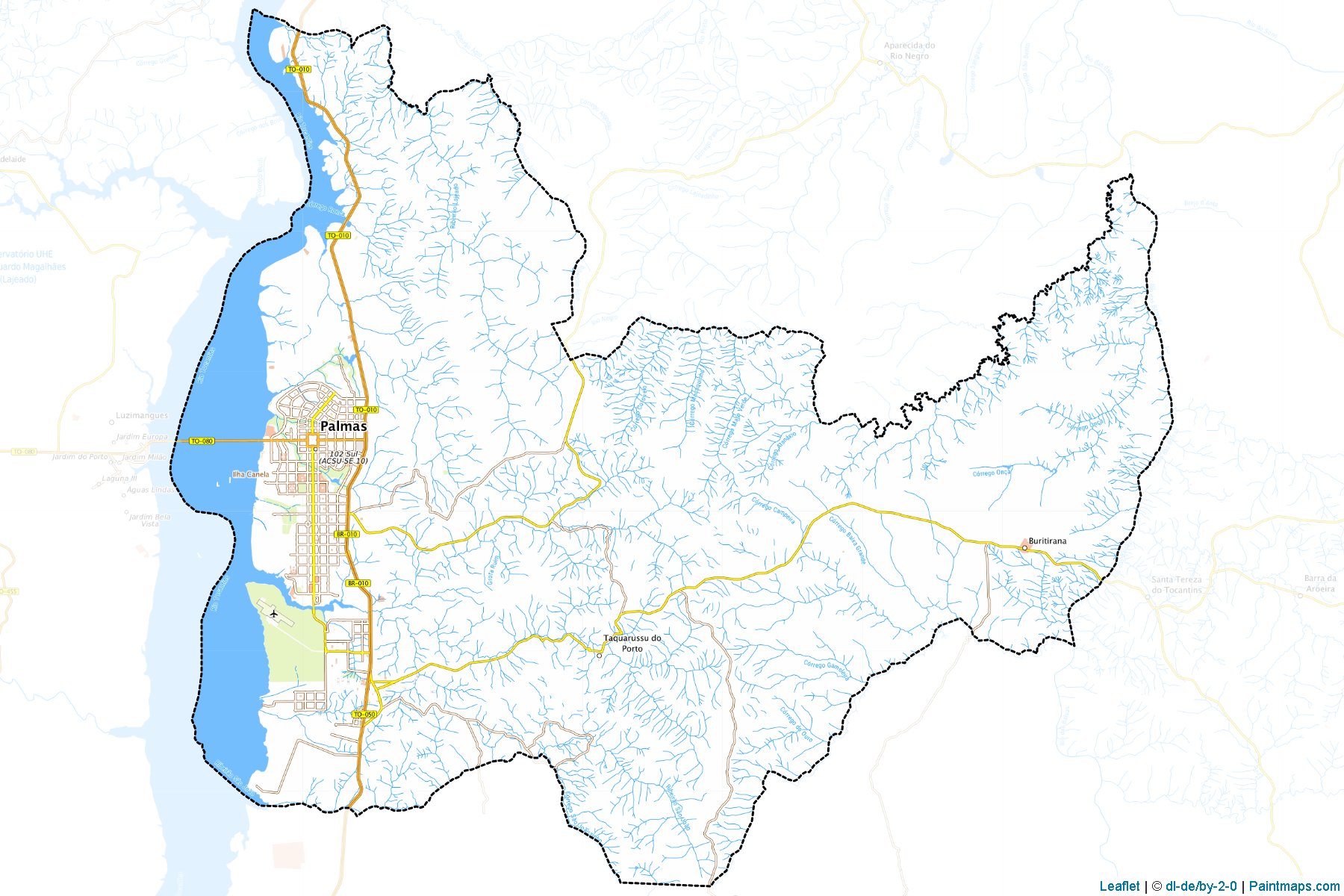 Palmas (Tocantins) Haritası Örnekleri-1