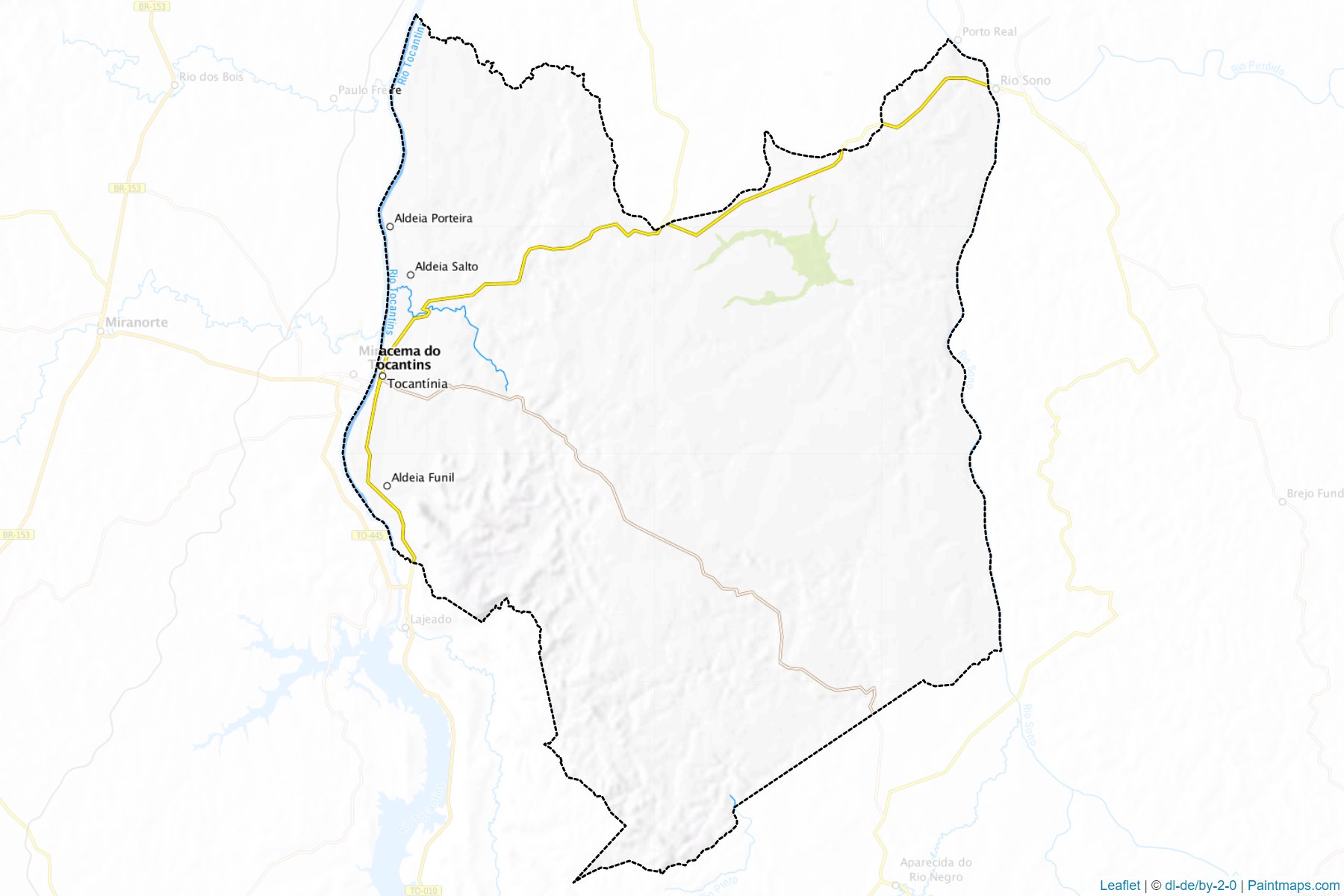 Tocantinia (Tocantins) Map Cropping Samples-1