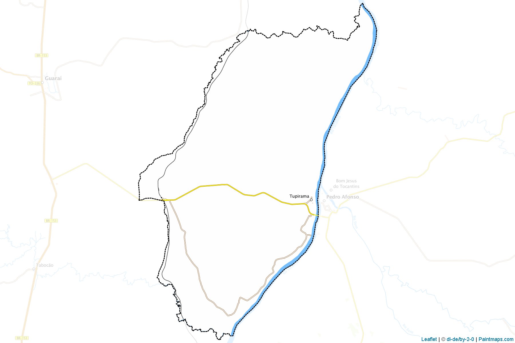 Tupirama (Tocantins) Haritası Örnekleri-1