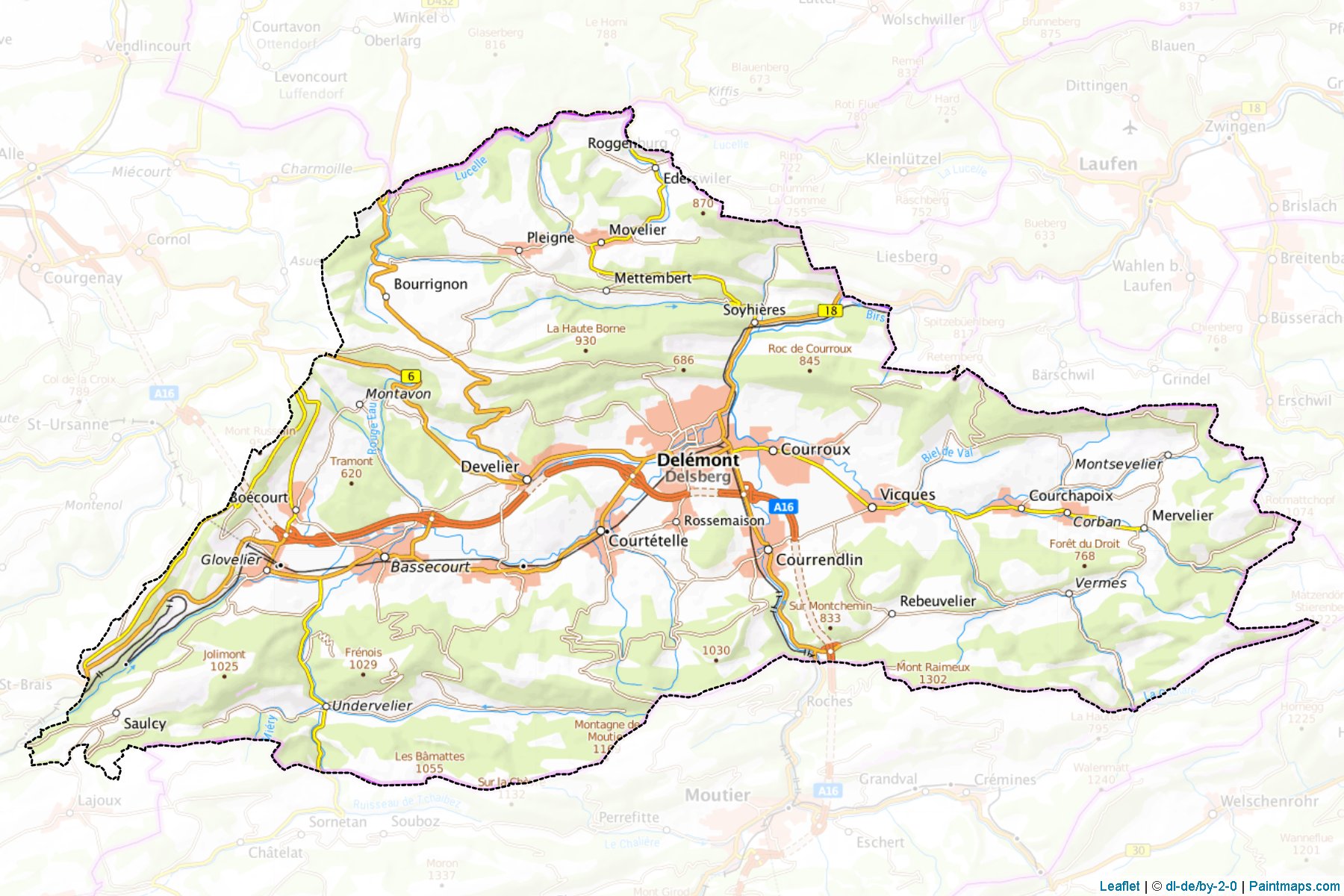 Delemont (Jura) Map Cropping Samples-1