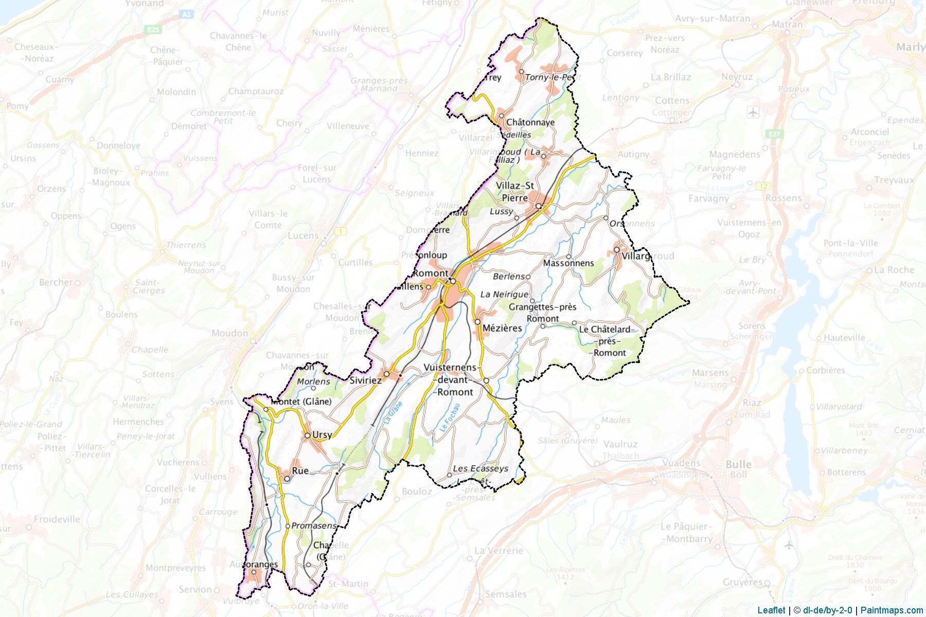 La Glane (Fribourg) Map Cropping Samples-1