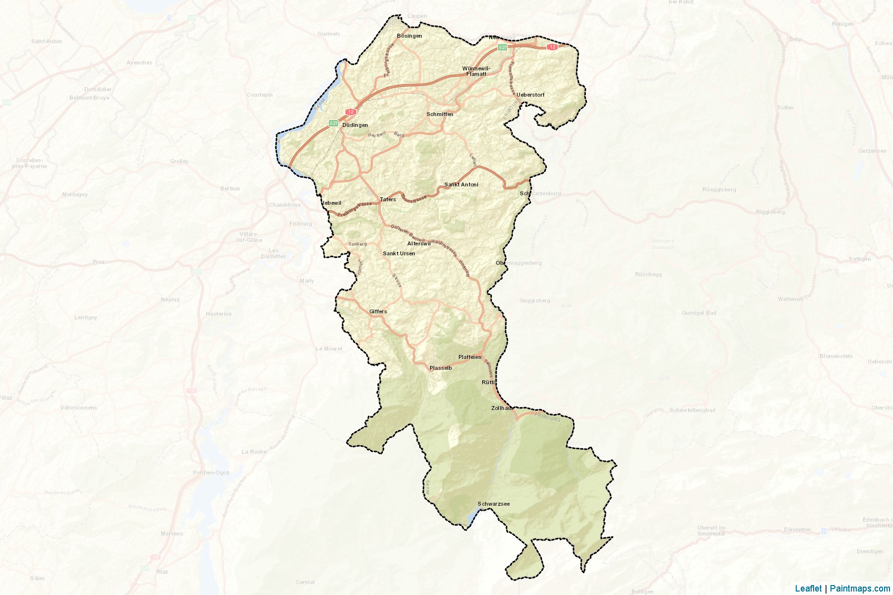 Sense (Fribourg) Map Cropping Samples-2