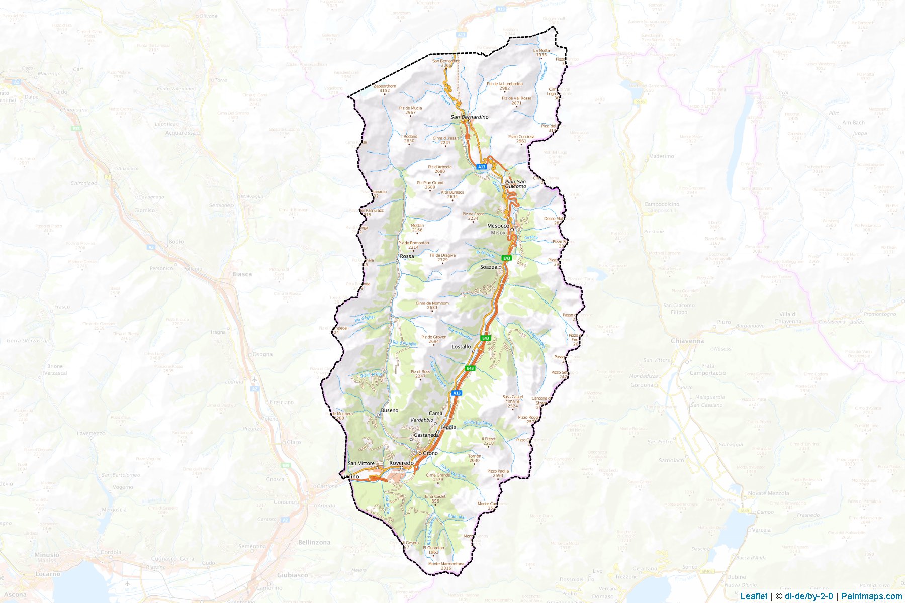 Moesa (Graubunden) Map Cropping Samples-1