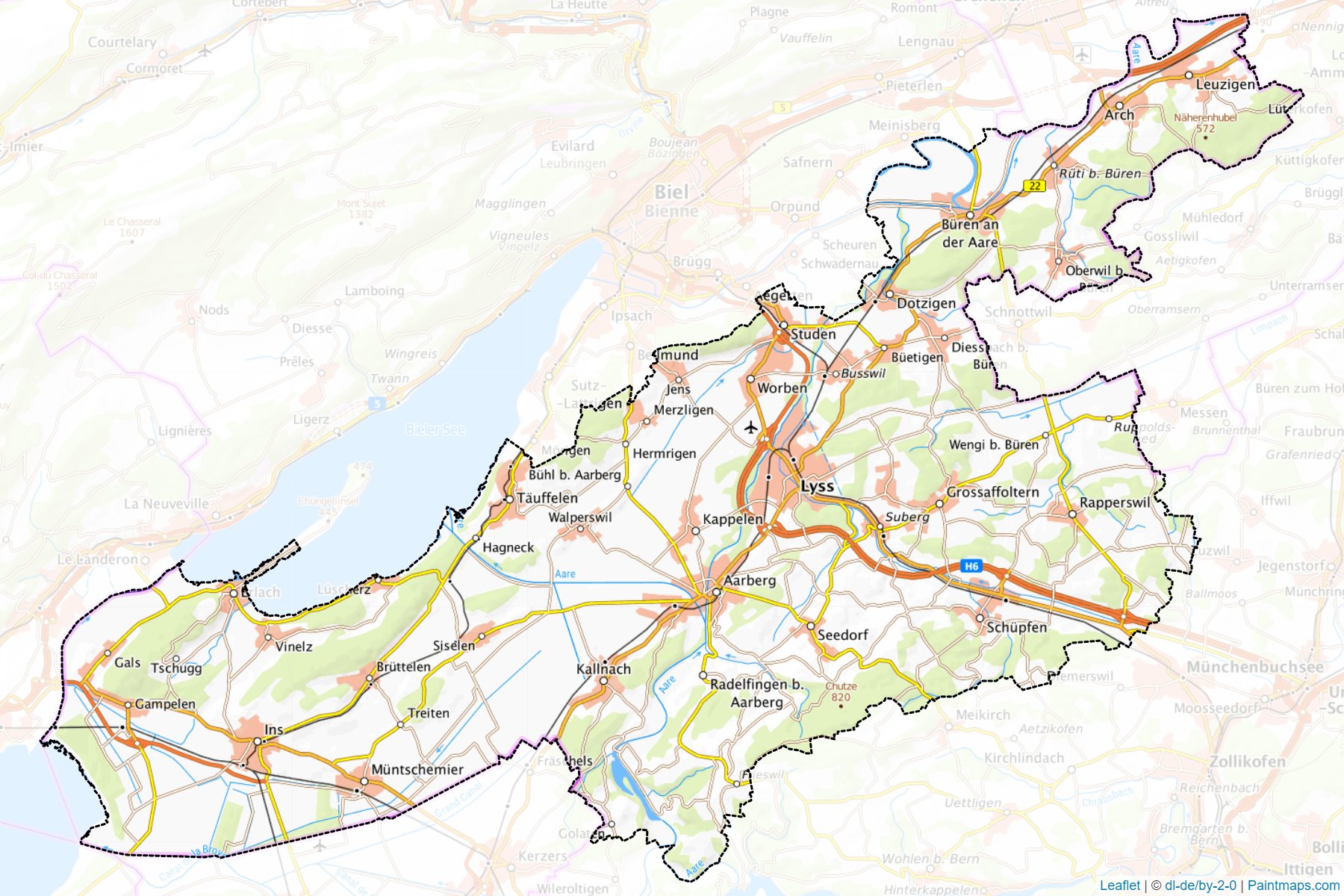 Seeland (Bern) Map Cropping Samples-1