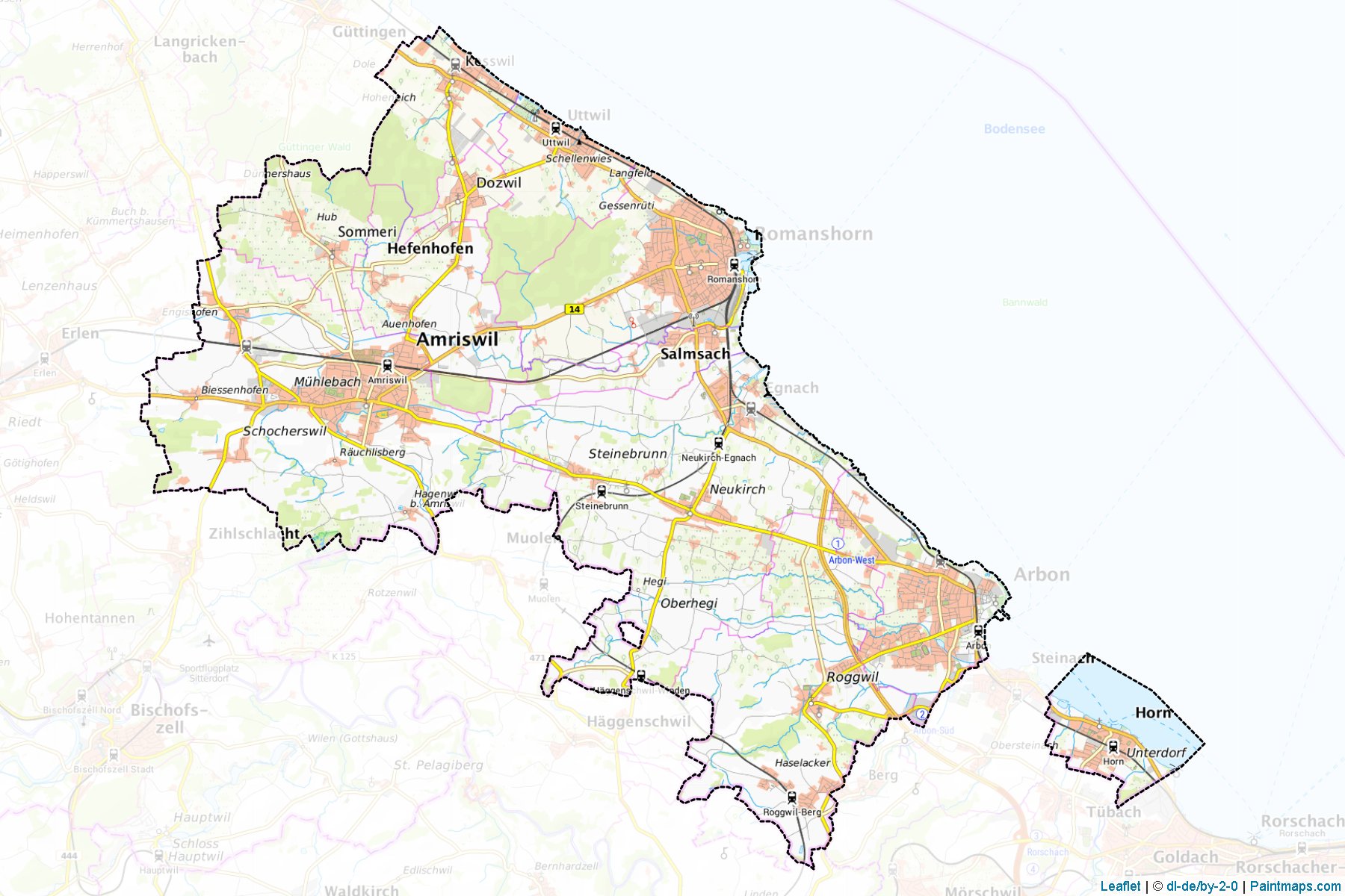 Arbon (Thurgau) Map Cropping Samples-1