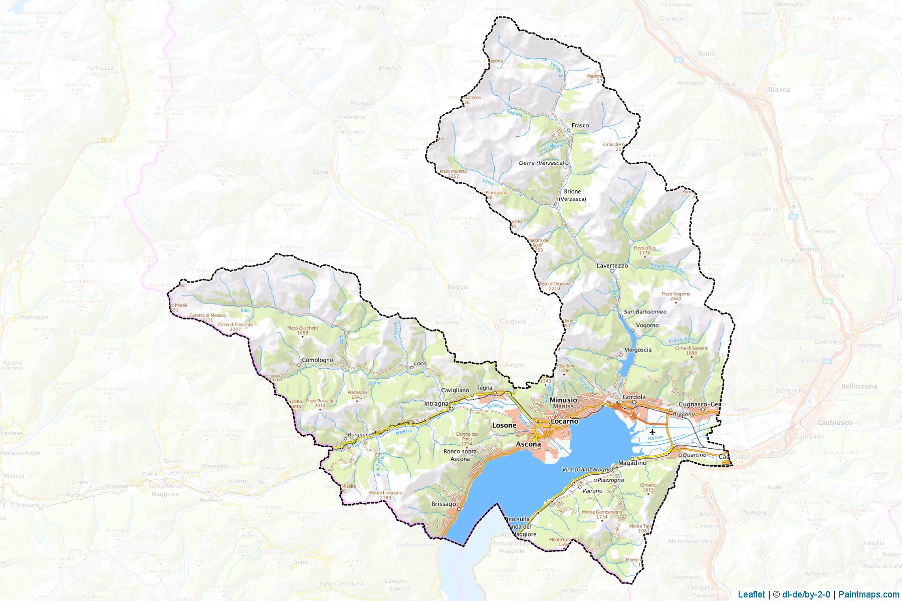 Locarno (Ticino) Map Cropping Samples-1