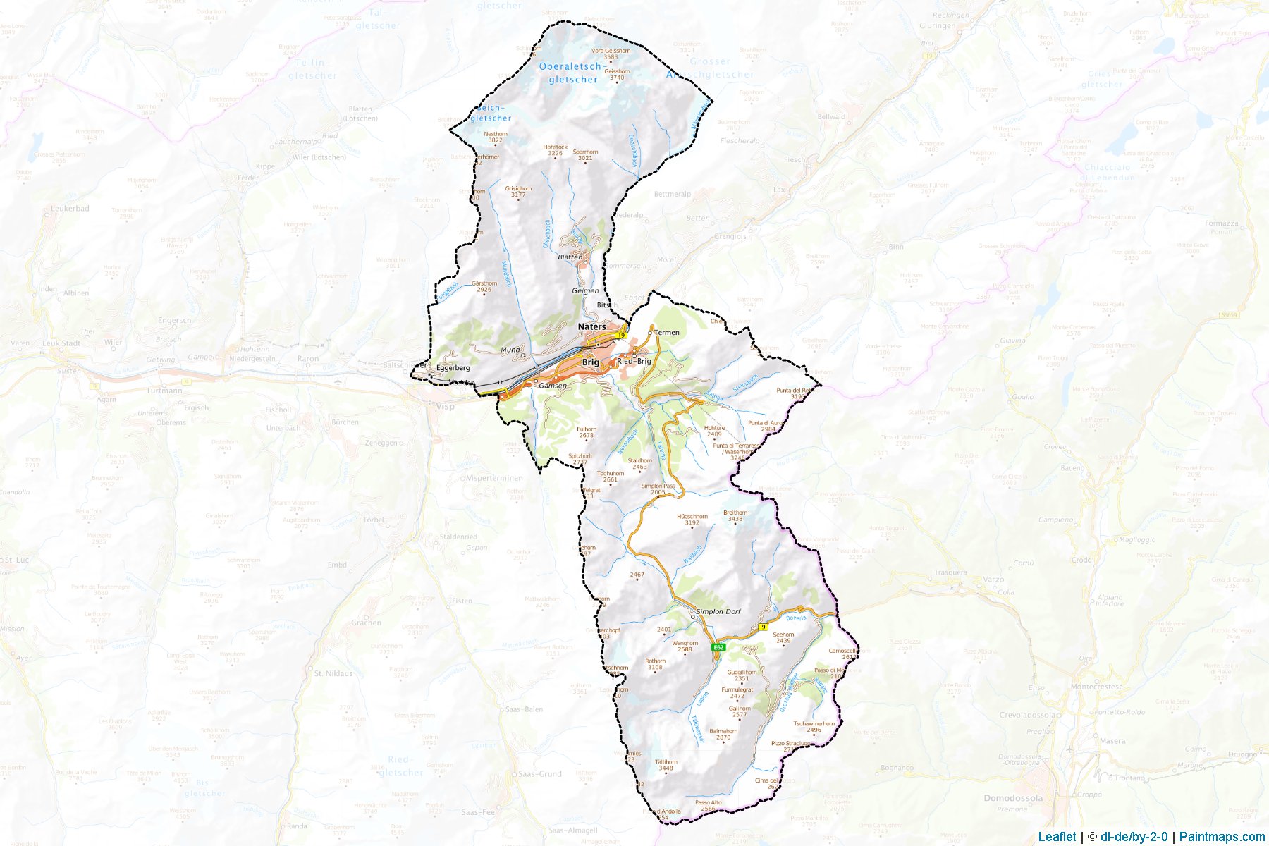 Brig (Valais) Map Cropping Samples-1