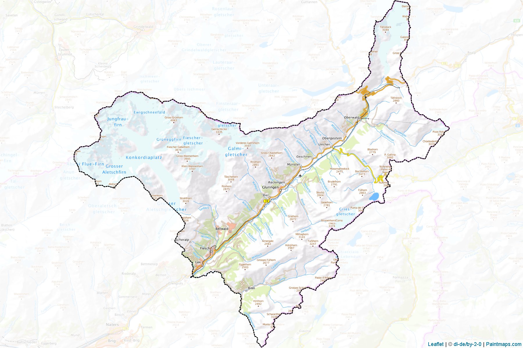 Goms (Valais) Map Cropping Samples-1