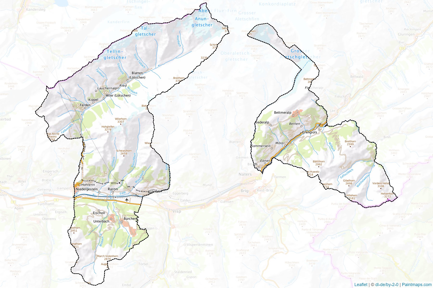 Raron (Valais) Map Cropping Samples-1