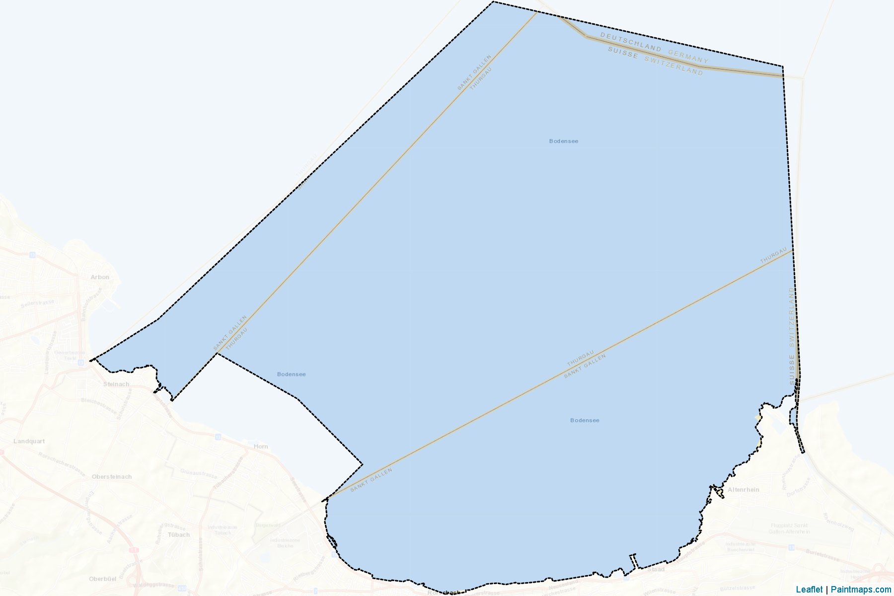 Muestras de recorte de mapas Sankt Gallen (unincorporated) (Saint Gallen)-2