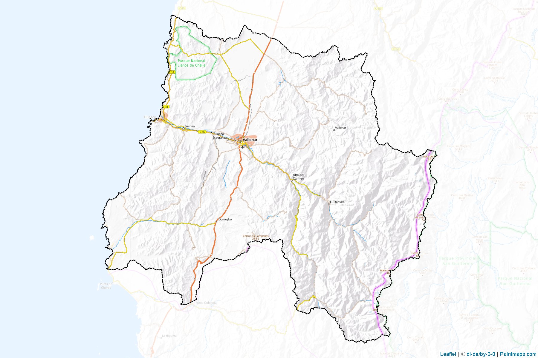 Muestras de recorte de mapas Huasco (De Atacama)-1