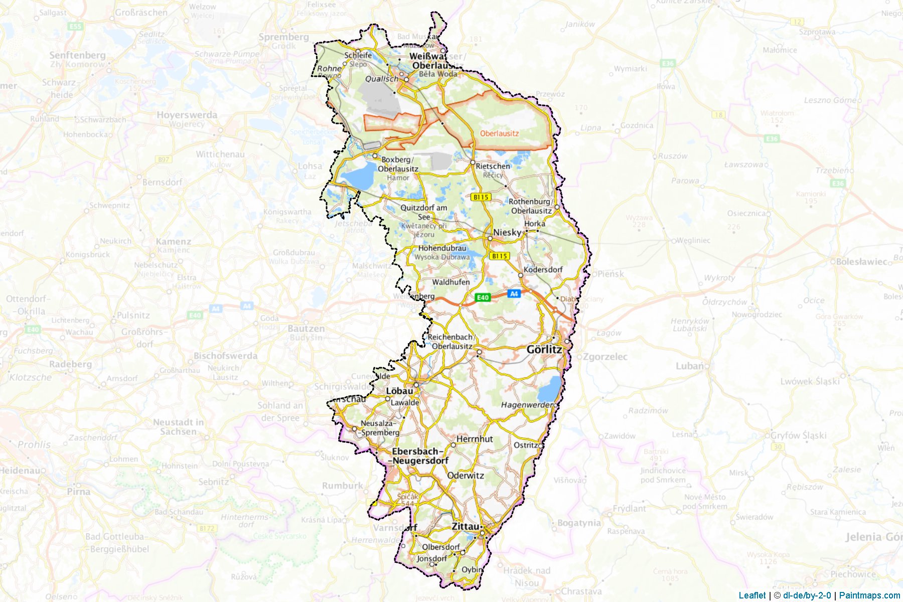 Görlitz (Saxony) Map Cropping Samples-1