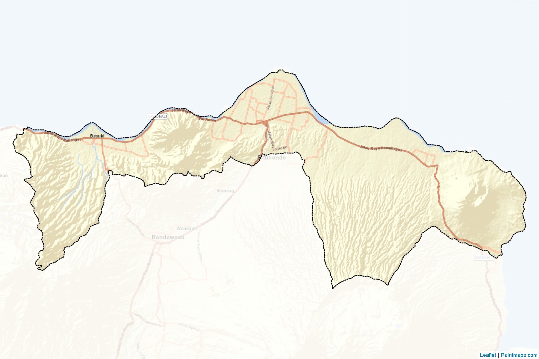 Situbondo (East Java) Map Cropping Samples-2