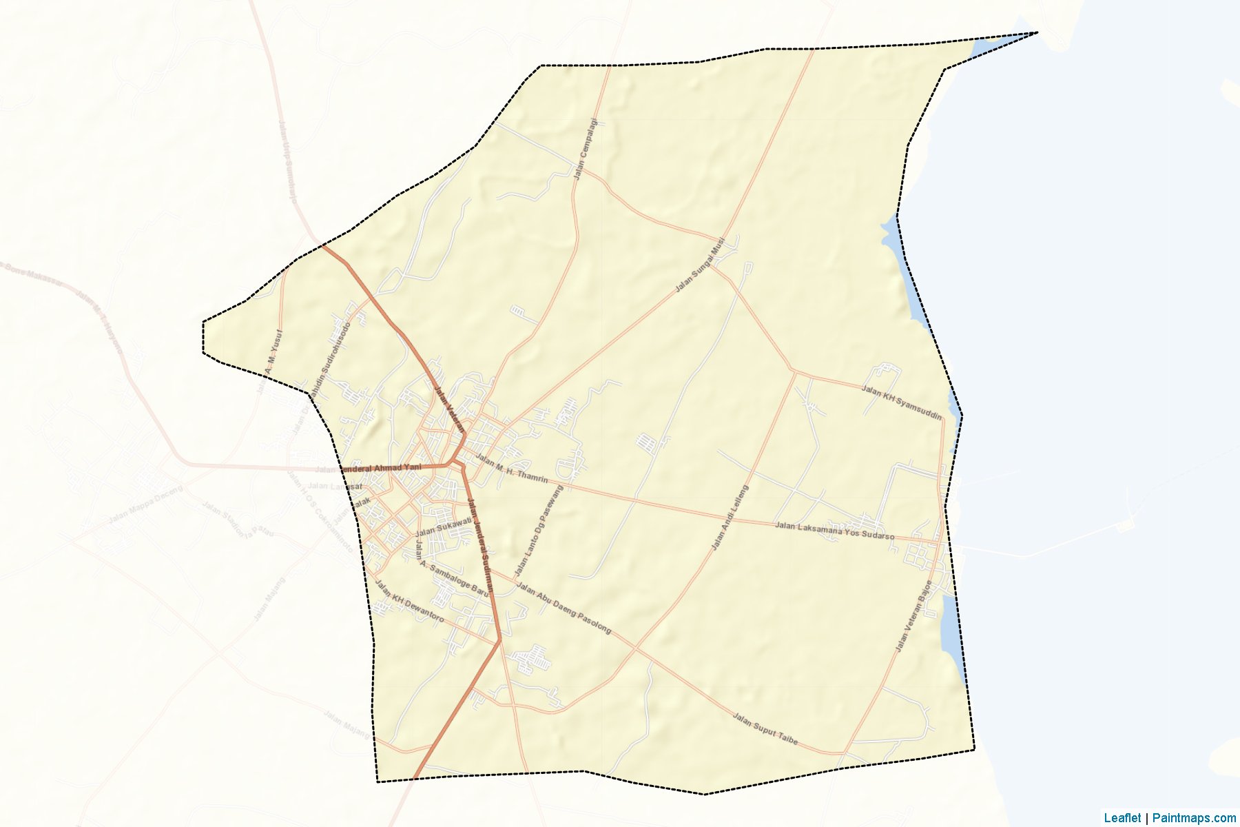 Kota Watampone (South Sulawesi) Map Cropping Samples-2