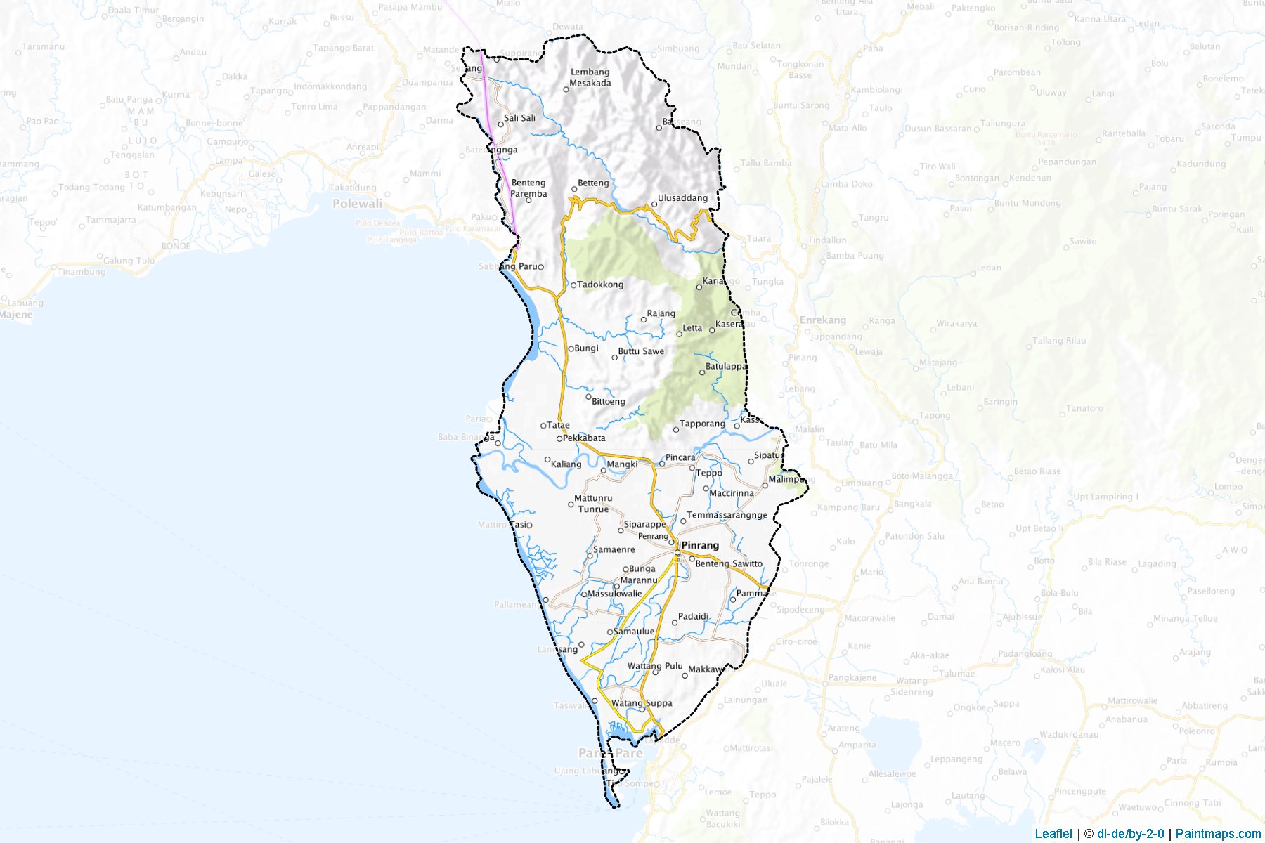 Pinrang (South Sulawesi) Map Cropping Samples-1