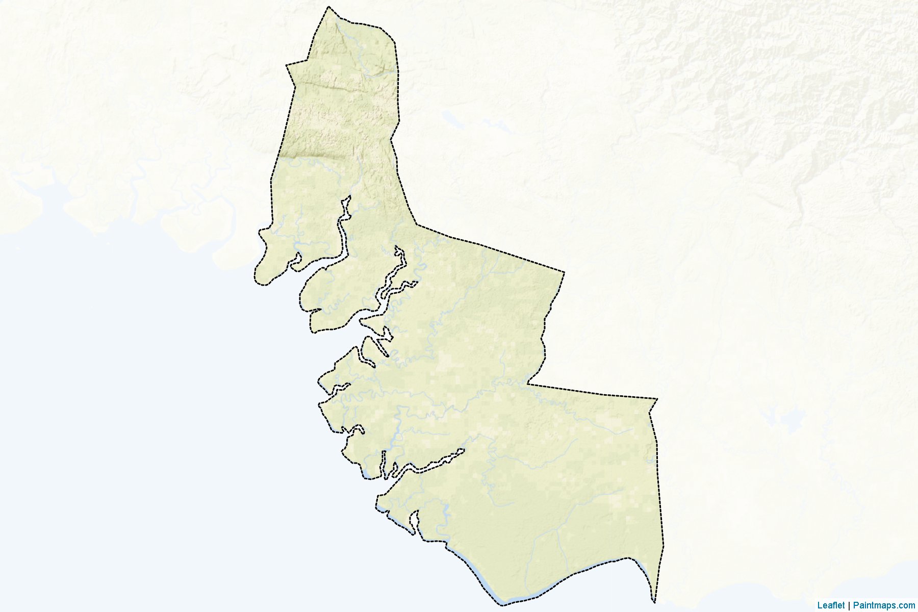 Sorong Selatan (West Papua) Map Cropping Samples-2