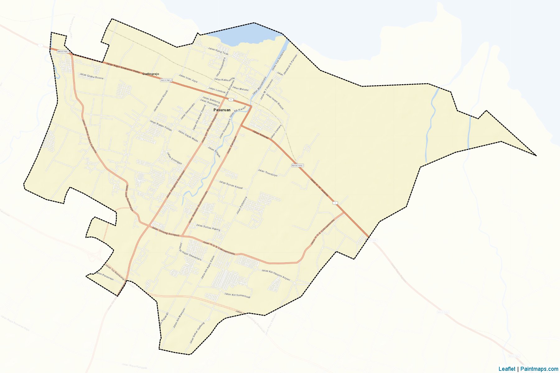 Pasuruan (East Java) Map Cropping Samples-2