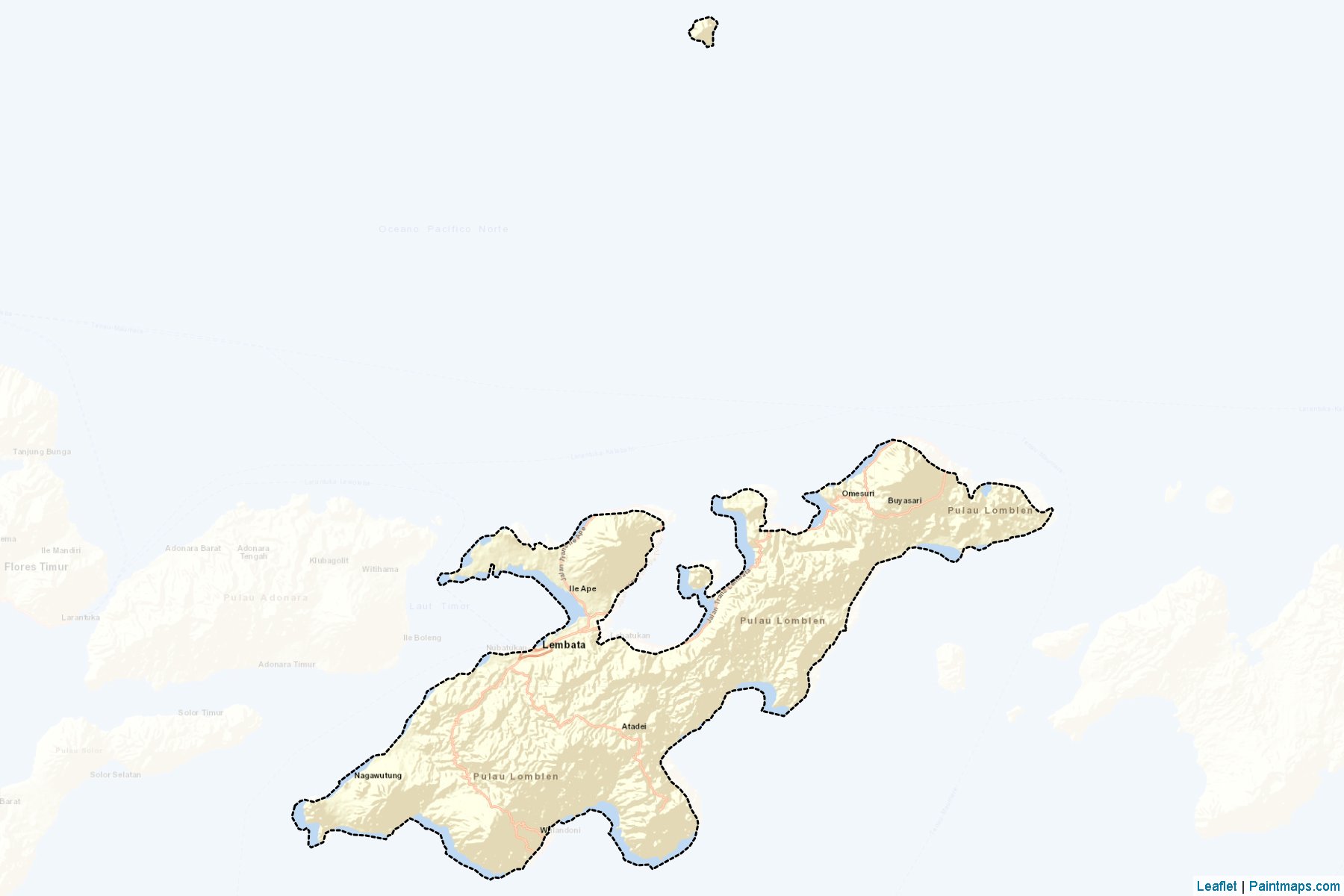 Lembata (East Nusa Tenggara) Map Cropping Samples-2