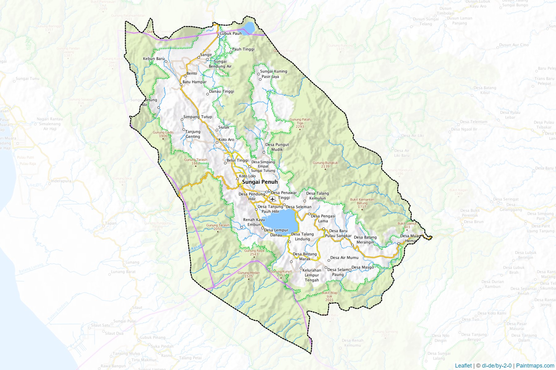 Kerinci (Jambi) Map Cropping Samples-1