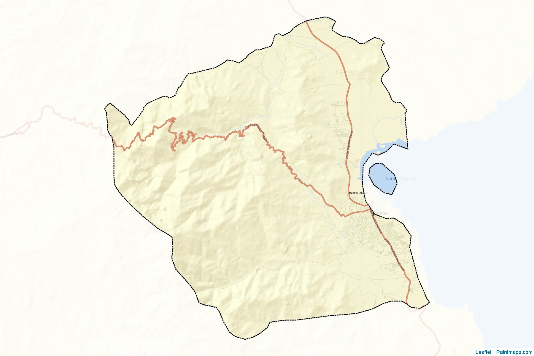 Palopo (South Sulawesi) Map Cropping Samples-2