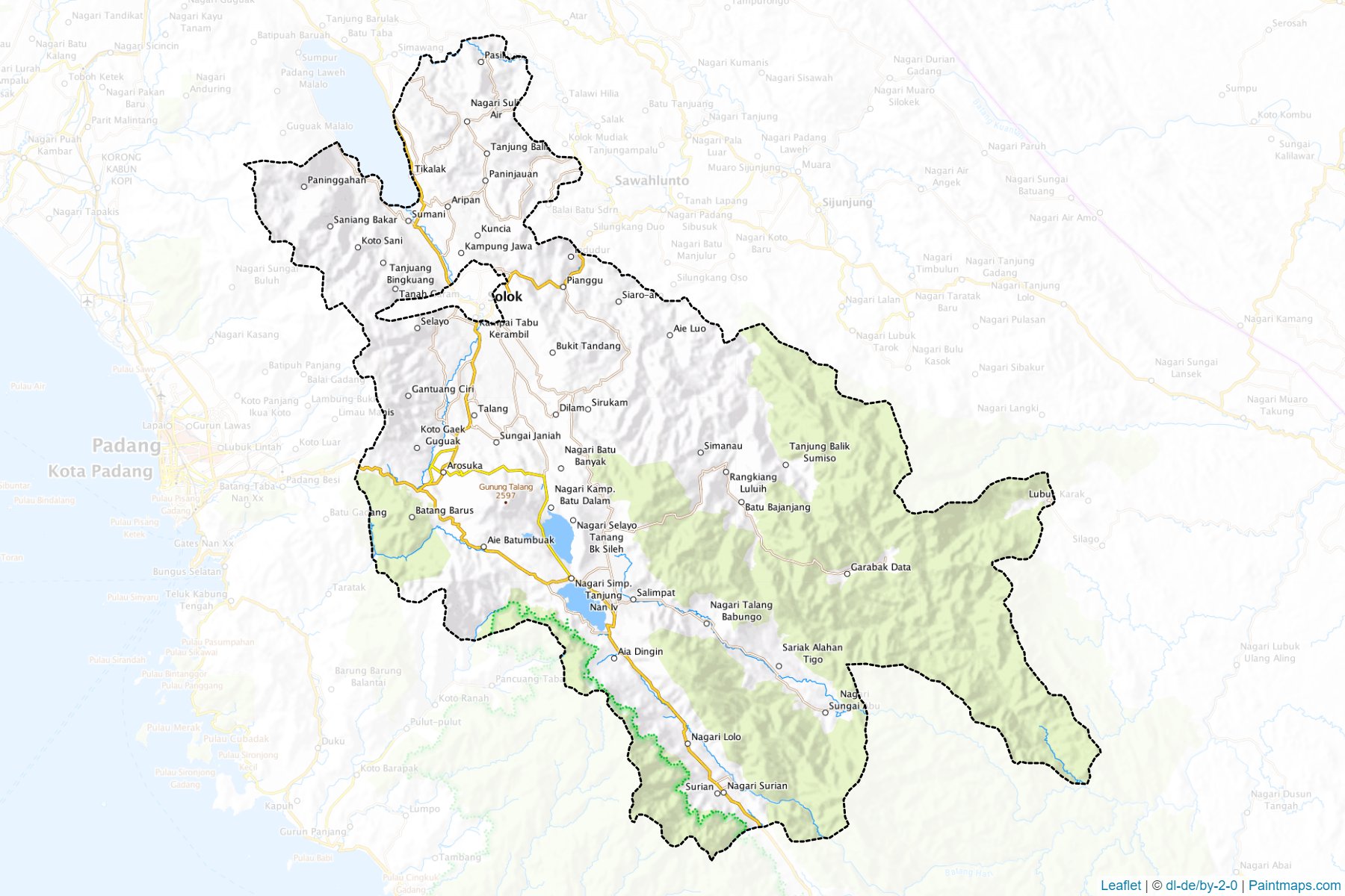 Solok (West Sumatra) Map Cropping Samples-1