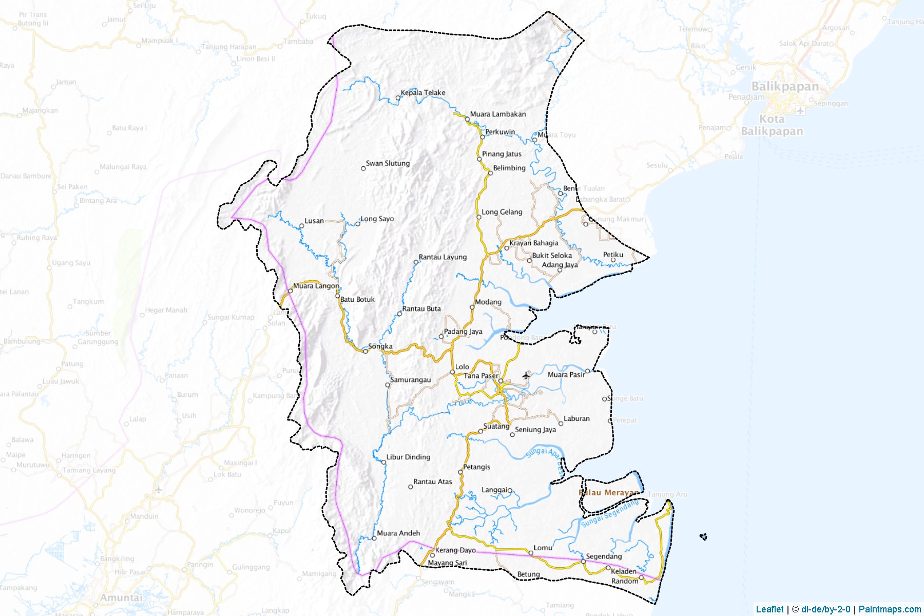 Pasir (East Kalimantan) Map Cropping Samples-1