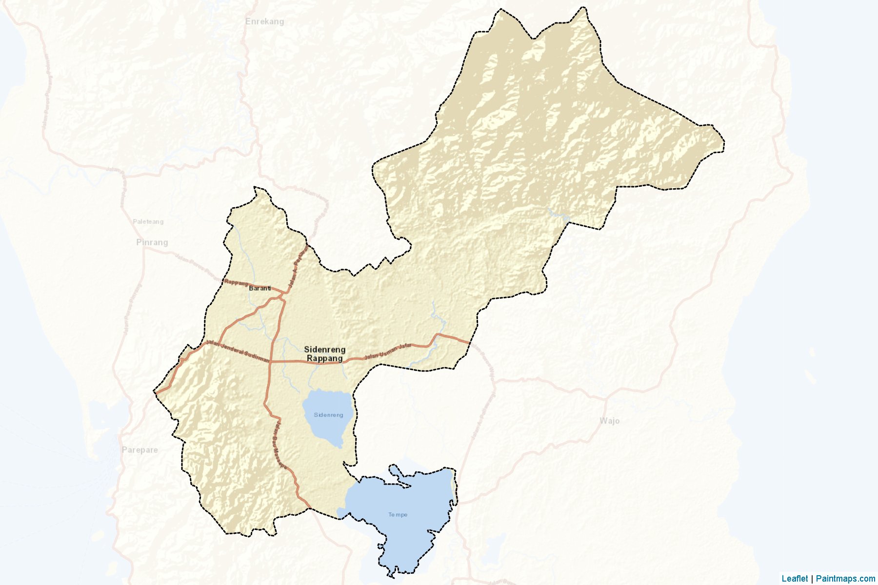 Sidenreng Rappang (South Sulawesi) Map Cropping Samples-2