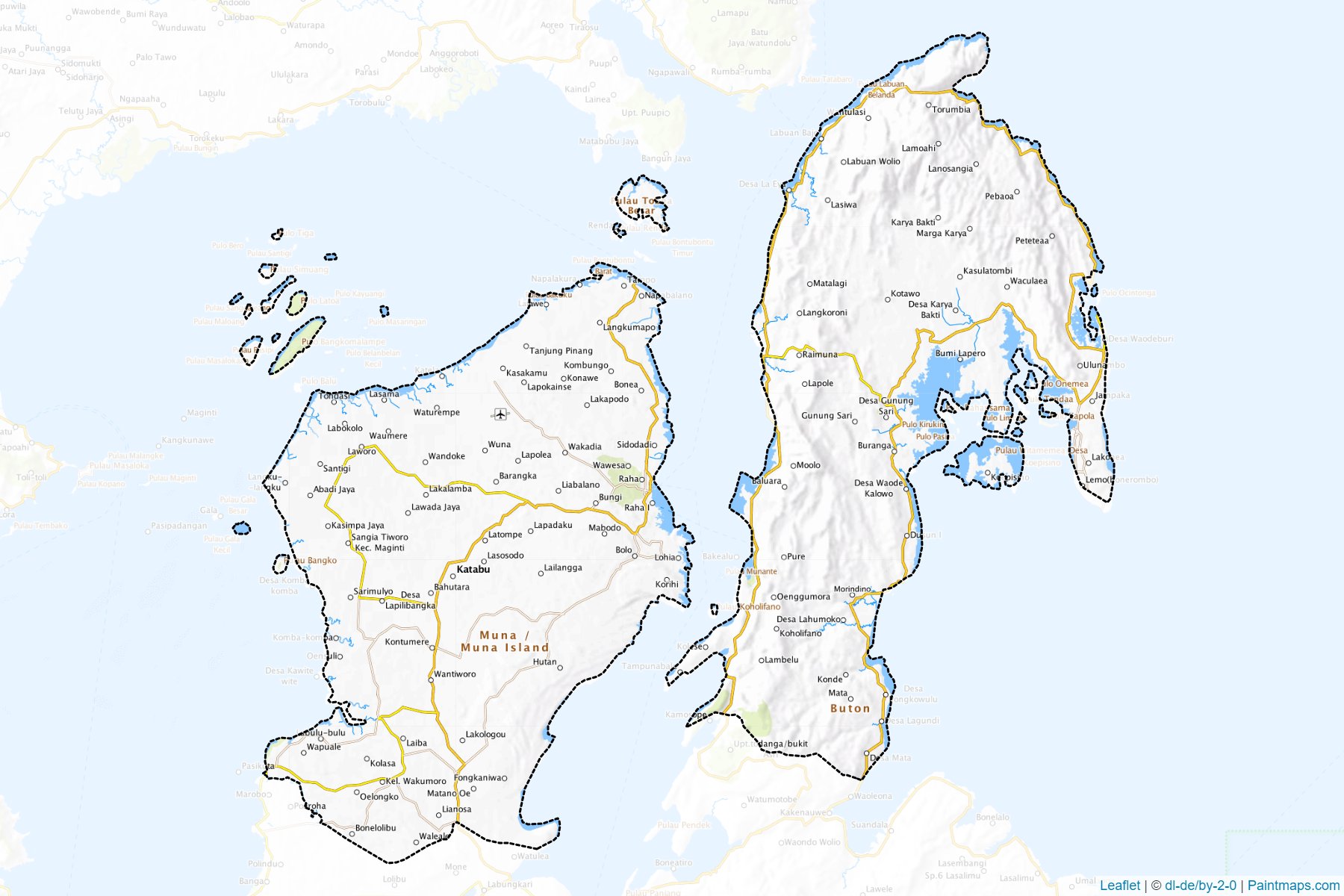 Muna (Southeast Sulawesi) Map Cropping Samples-1