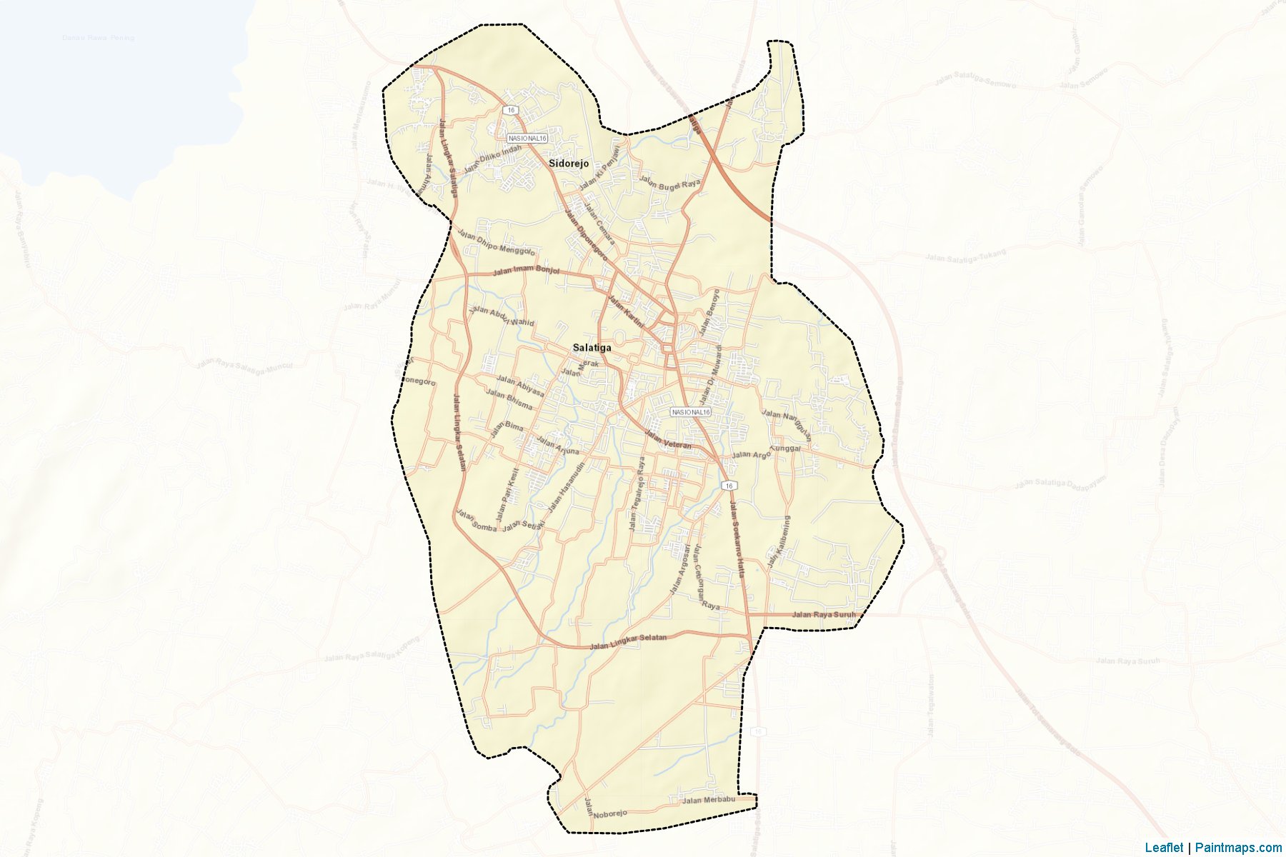 Salatiga (Central Java) Map Cropping Samples-2