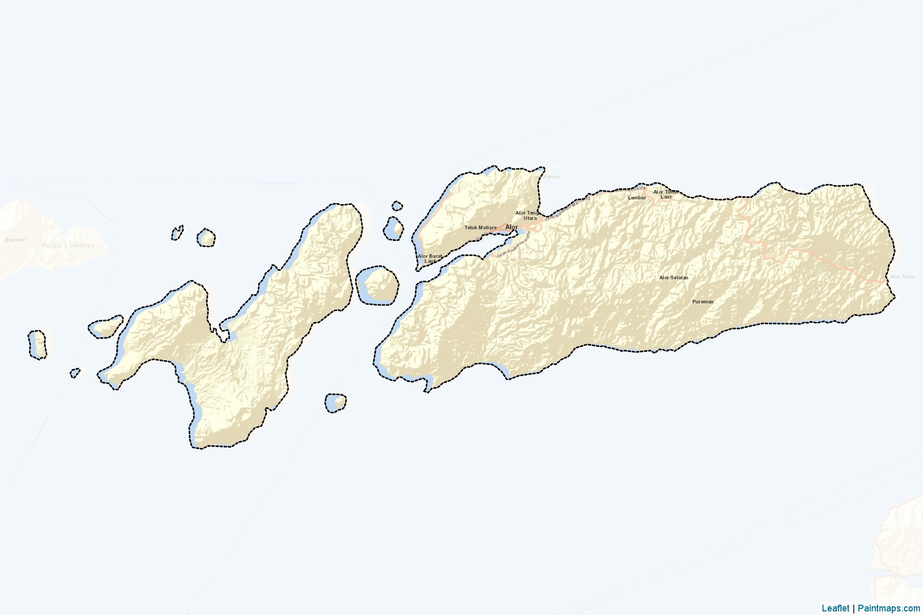 Alor (East Nusa Tenggara) Map Cropping Samples-2