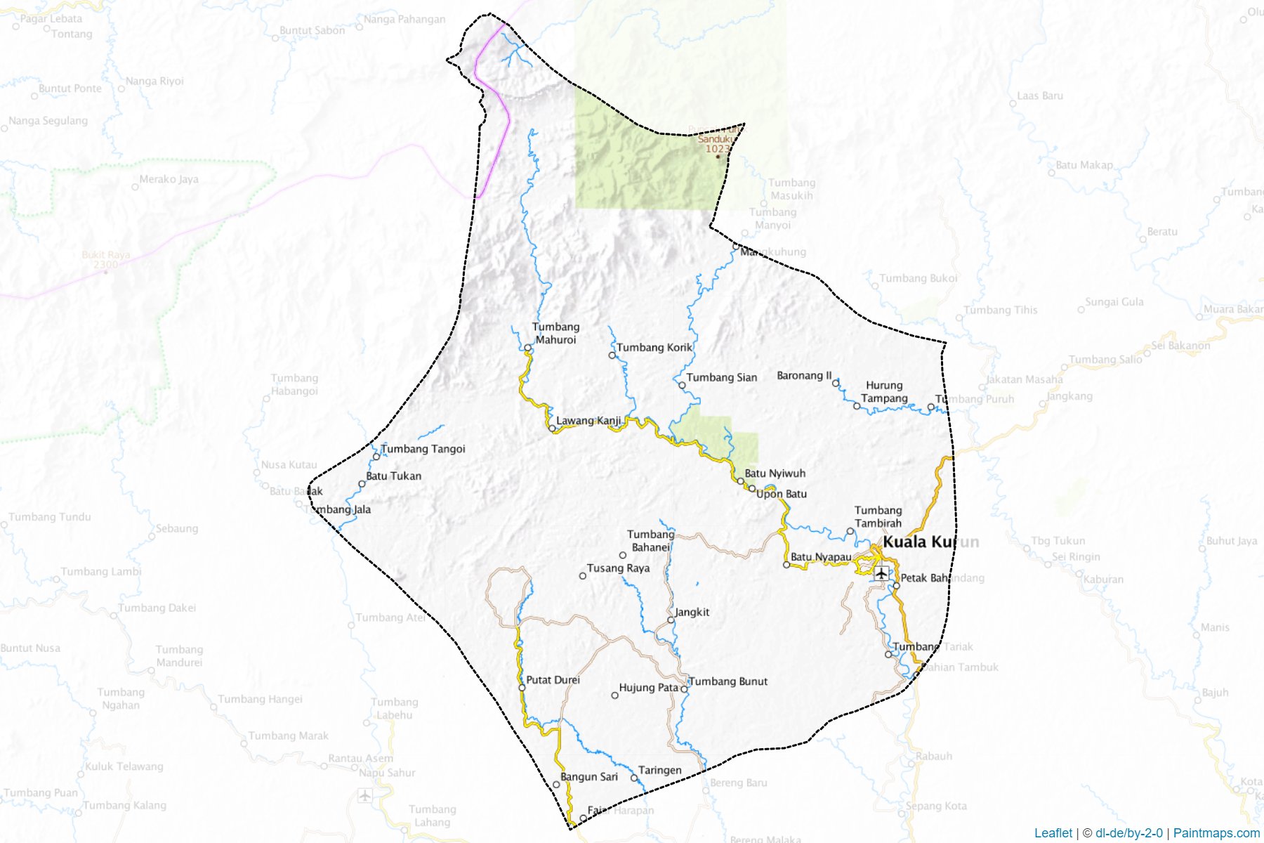 Gunung Mas (Orta Kalimantan) Haritası Örnekleri-1