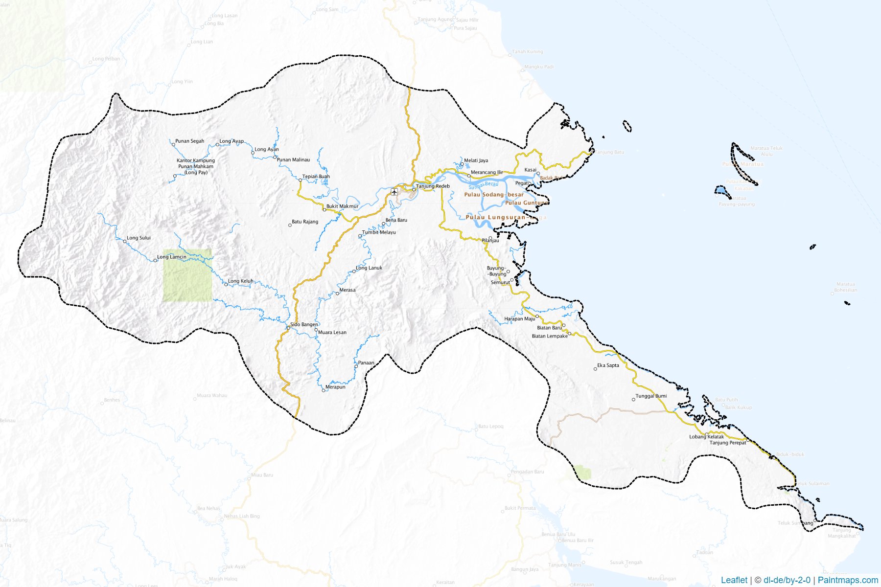 Berau (East Kalimantan) Map Cropping Samples-1