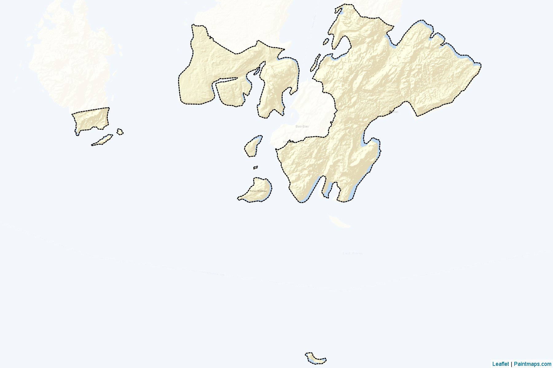 Buton (Southeast Sulawesi) Map Cropping Samples-2