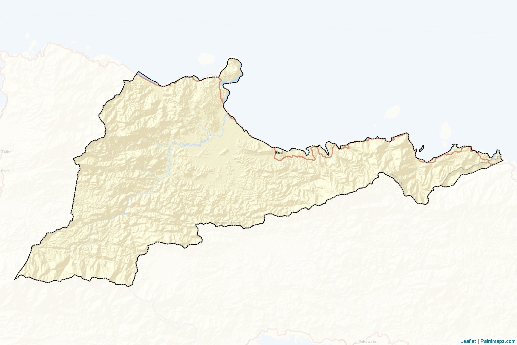 Buol (Central Sulawesi) Map Cropping Samples-2