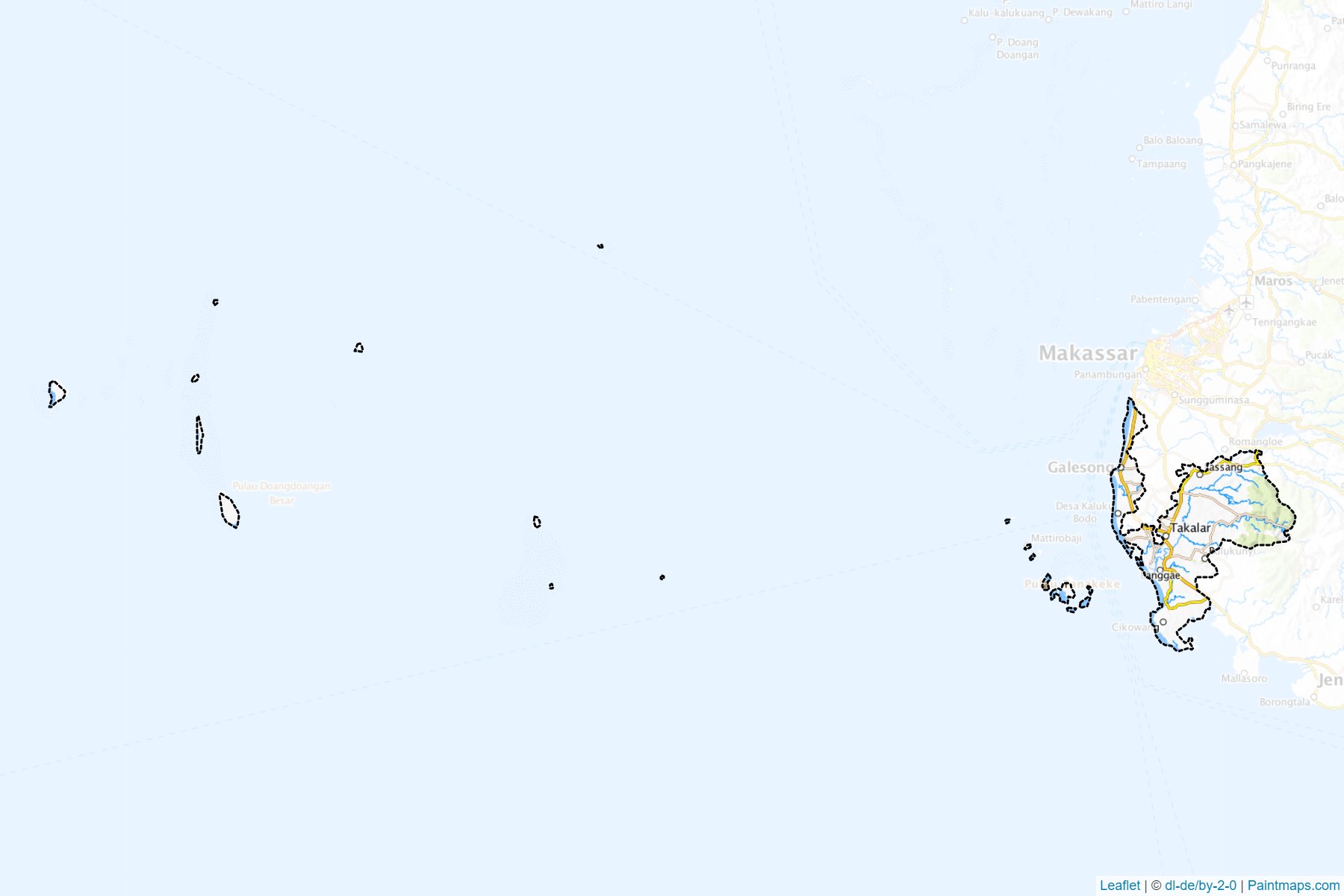 Takalar (South Sulawesi) Map Cropping Samples-1