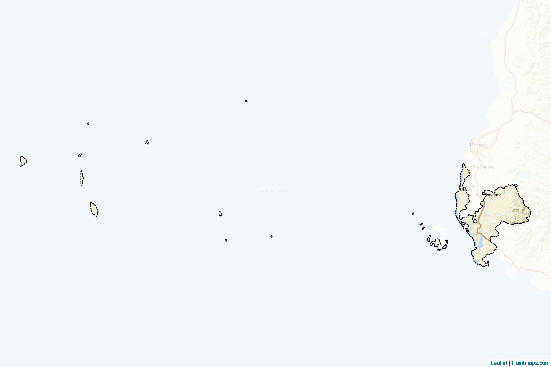 Takalar (South Sulawesi) Map Cropping Samples-2