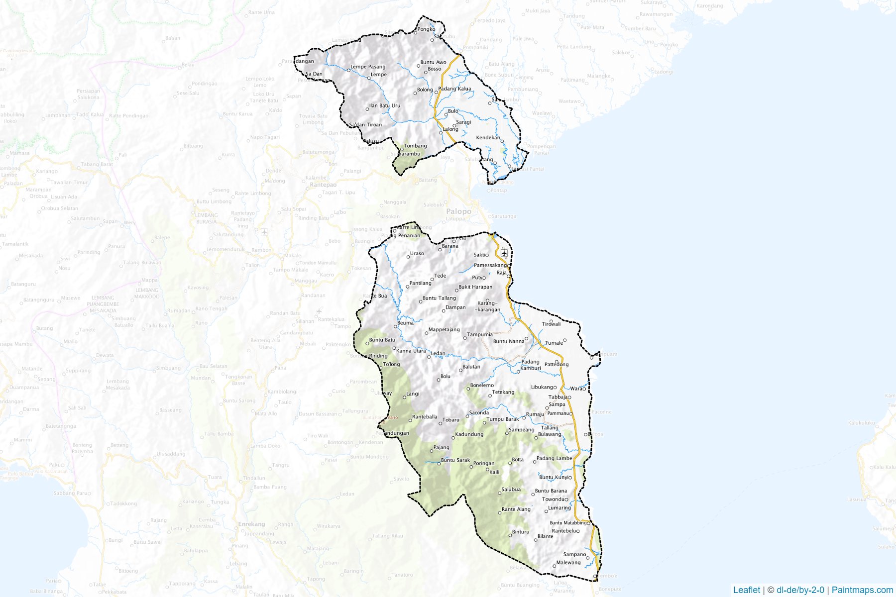 Luwu (South Sulawesi) Map Cropping Samples-1