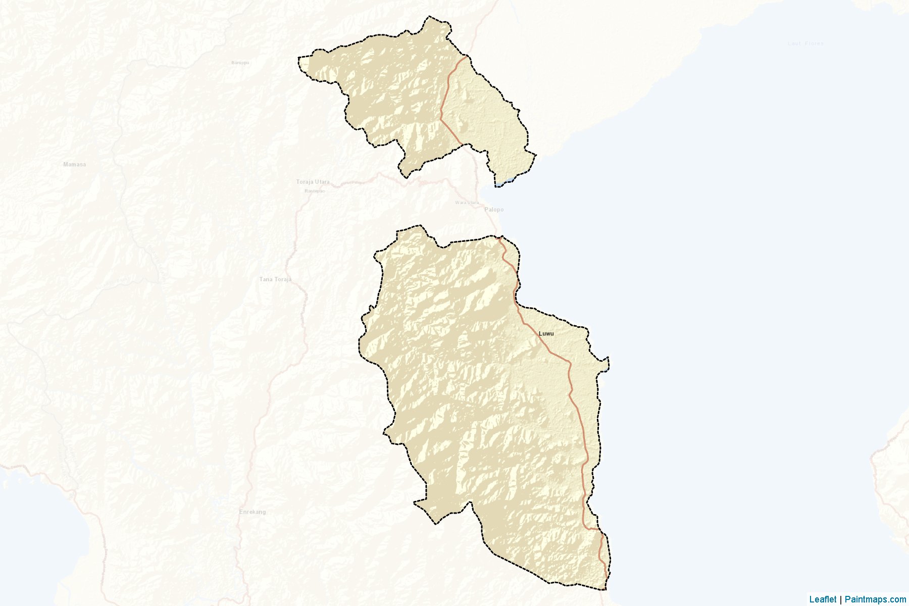 Luwu (South Sulawesi) Map Cropping Samples-2