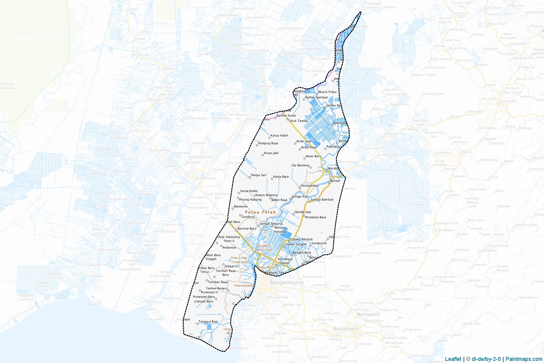 Muestras de recorte de mapas Balitokuala (Kalimantan Selatan)-1