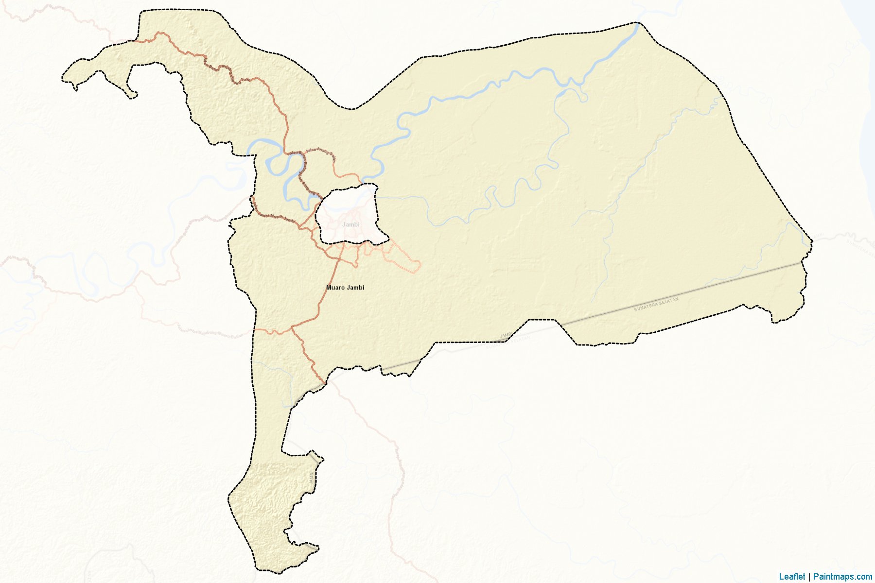 Muaro Jambi (Jambi) Map Cropping Samples-2