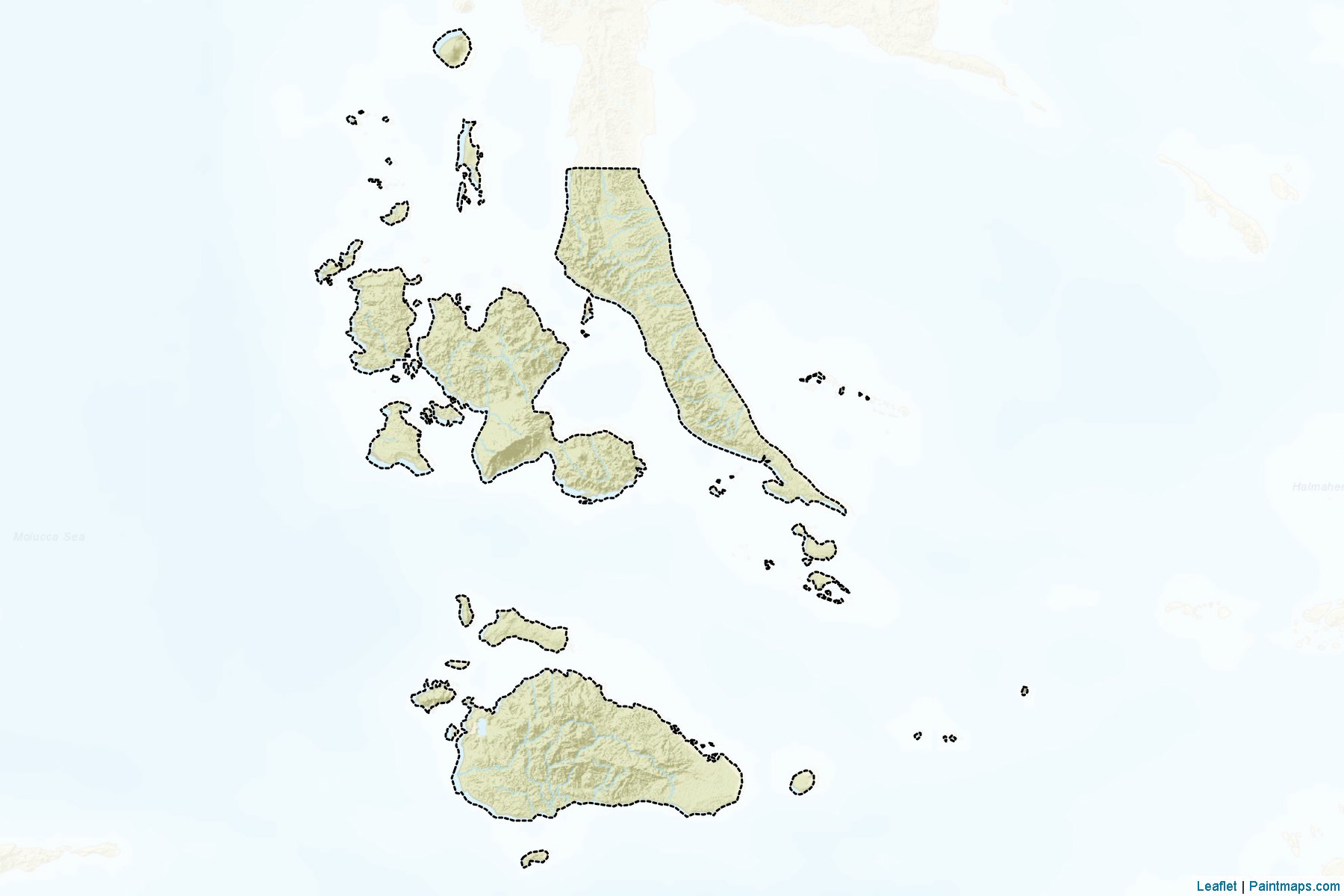 Halmahera Selatan (North Maluku) Map Cropping Samples-2