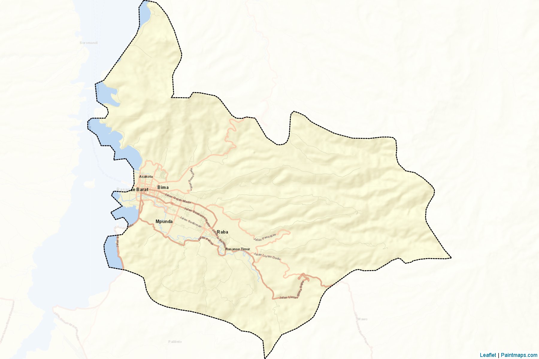 Bima (West Nusa Tenggara) Map Cropping Samples-2