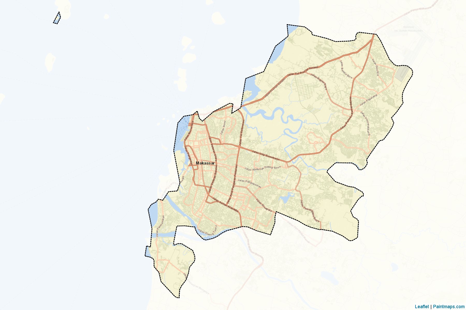 Makassar (South Sulawesi) Map Cropping Samples-2