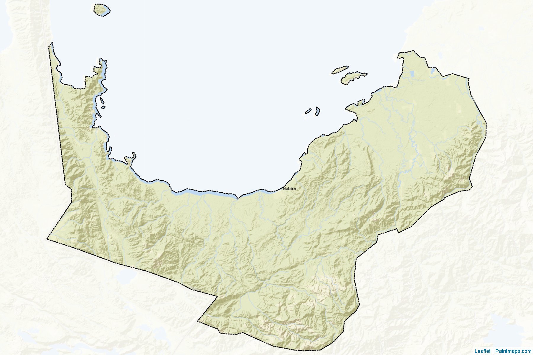 Nabire (Papua) Haritası Örnekleri-2